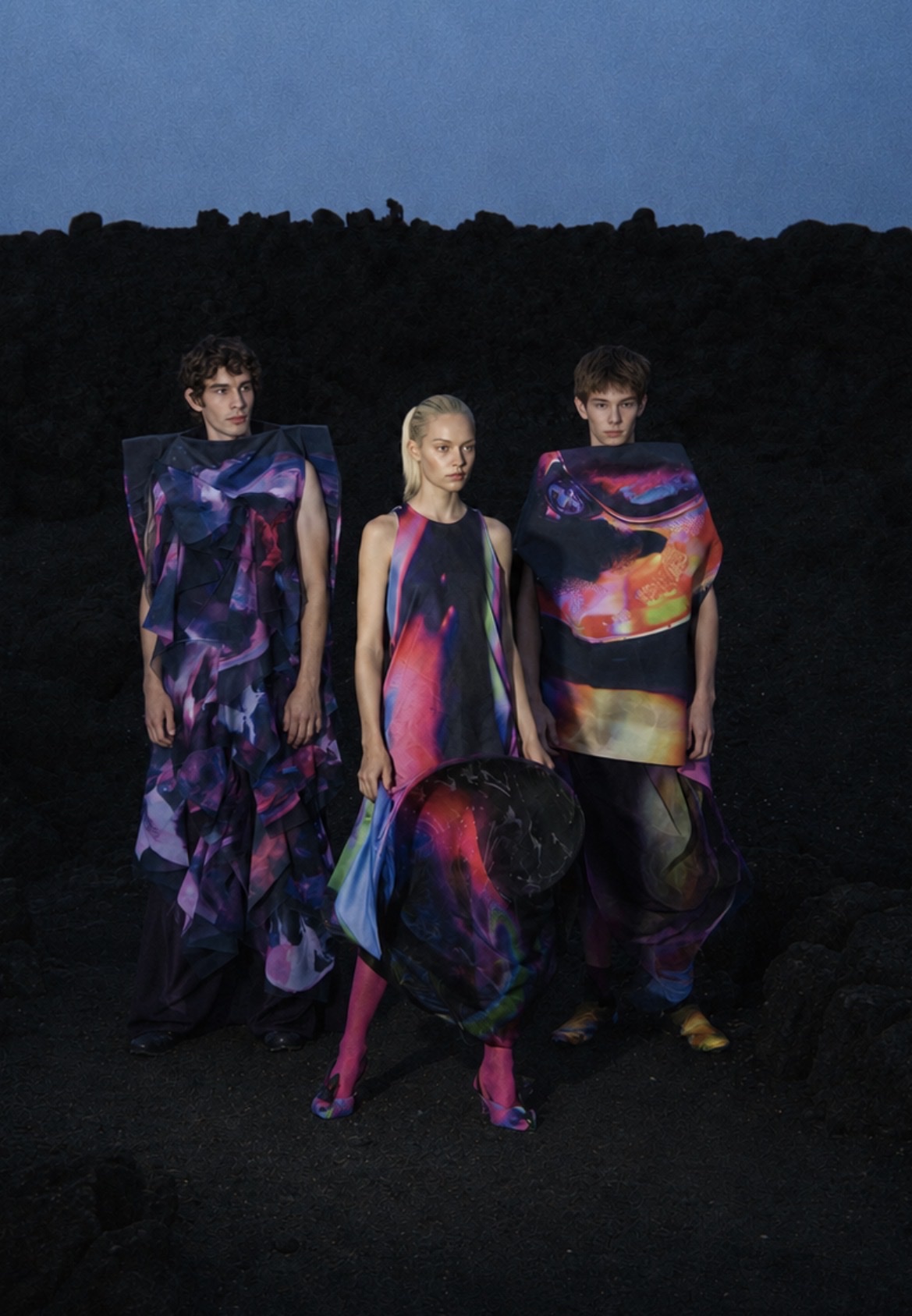 Liquid Sky campaign scene 14: Assembly / three figures